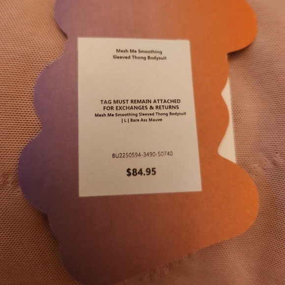 NWT Yitty Fabletics Mesh Long Sleeves Thong Bodysuit Size L - Picture 5 of 5